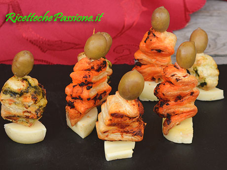 Alberelli di sfoglia farciti